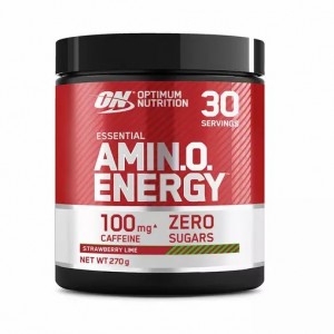 Optimum Nutrition Essential AMIN.O. Energy Strawberry Lime 270 grams (30 Servings) Indonesia | 08549-KOLI