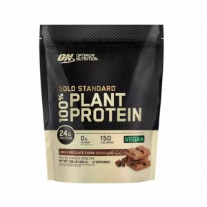 Optimum Nutrition GOLD STANDARD® 100% Plant Rich Chocolate Fudge 1.06 lb (12 Servings) Indonesia | 24863-XNJZ