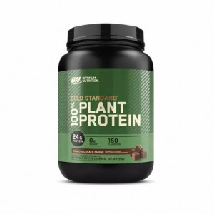 Optimum Nutrition GOLD STANDARD® 100% Plant Rich Chocolate Fudge 1.76 lb (20 Servings) Indonesia | 04732-TCHR