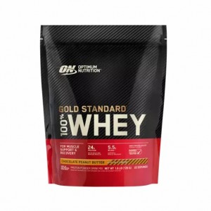 Optimum Nutrition GOLD STANDARD 100% WHEY™ Chocolate Peanut Butter 1.5 lb (22 Servings) Indonesia | 49318-IVYD