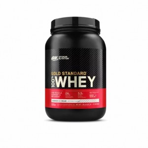 Optimum Nutrition GOLD STANDARD 100% WHEY™ Cookies & Cream 2 lb (27 Servings) Indonesia | 20794-ZURX