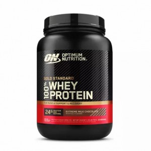 Optimum Nutrition GOLD STANDARD 100% WHEY™ Extreme Milk Chocolate 1.5 lb (22 Servings) Indonesia | 39618-RQPE