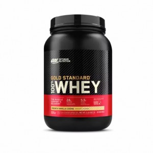 Optimum Nutrition GOLD STANDARD 100% WHEY™ French Vanilla Creme 2 lb (29 Servings) Indonesia | 76195-IALK