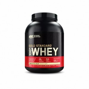 Optimum Nutrition GOLD STANDARD 100% WHEY™ Vanilla Ice Cream 4 lb (58 Servings) Indonesia | 14560-JPKX