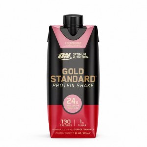 Optimum Nutrition GOLD STANDARD® Ready To Drink Protein Shake *new* Strawberry 12 Cartons (12 Servings) Indonesia | 38274-XCIF