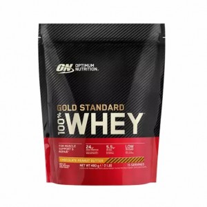 Optimum Nutrition Gold Standard 100% Whey Protein Powder Chocolate Peanut Butter 480 grams (15 Servings) Indonesia | 82106-ZAWH