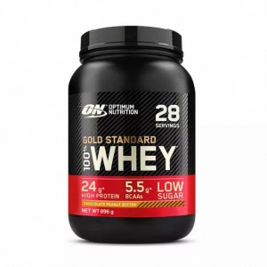 Optimum Nutrition Gold Standard 100% Whey Protein Powder Chocolate Peanut Butter 896 grams (28 Servings) Indonesia | 09578-ANEX