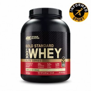 Optimum Nutrition Gold Standard 100% Whey - Elite Series Vanilla Ice Cream 2.27 kg (77) Indonesia | 03724-LJEA