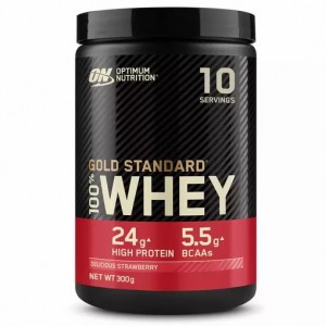 Optimum Nutrition Gold Standard 100% Whey Protein Powder Delicious Strawberry 300 grams (10 Servings) Indonesia | 95637-NDZA