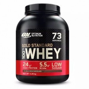 Optimum Nutrition Gold Standard 100% Whey Protein Powder Double Rich Chocolate 2.26 kg (76 Servings) Indonesia | 92075-LVXO