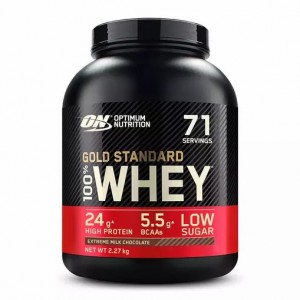 Optimum Nutrition Gold Standard 100% Whey Protein Powder Extreme Milk Chocolate 2.27 kg (71 Servings) Indonesia | 24913-HMJX