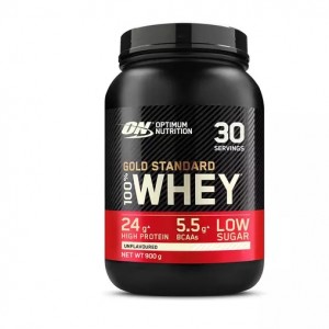 Optimum Nutrition Gold Standard 100% Whey Protein Powder Unflavoured 900 grams (30 Servings) Indonesia | 18437-PJGA