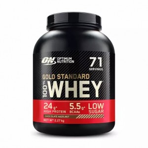 Optimum Nutrition Gold Standard 100% Whey Protein Powder Chocolate Hazelnut 2.27 kg (71 Servings) Indonesia | 58162-BWKR