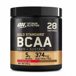 Optimum Nutrition Gold Standard BCAA Train + Sustain Strawberry Kiwi 266 grams (28 Servings) Indonesia | 83974-AEPK