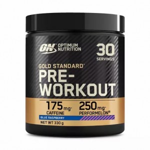 Optimum Nutrition Gold Standard Pre-Workout Blue Raspberry 330 grams (30 Servings) Indonesia | 27190-LKZX