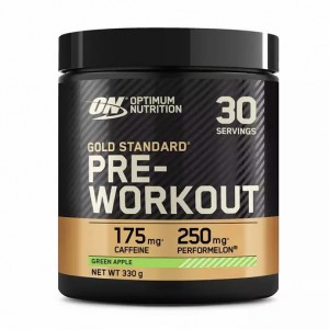 Optimum Nutrition Gold Standard Pre-Workout Green Apple 330 grams (30 Servings) Indonesia | 59807-YBIG