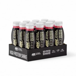 Optimum Nutrition High Protein Shake Elite Strawberry 3300 ml (12 pieces) Indonesia | 76059-ZTYM