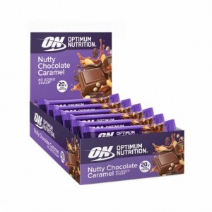 Optimum Nutrition Protein Bar Nutty Chocolate Caramel 700 grams (10 Bars) Indonesia | 23507-DIVQ