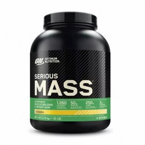 Optimum Nutrition Serious Mass Banana 2.73 kg (8 Servings) Indonesia | 35027-MFST