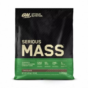 Optimum Nutrition Serious Mass Chocolate 5.45 kg (16 Servings) Indonesia | 02451-IOKX