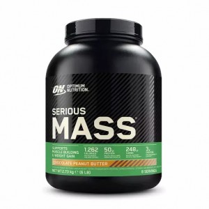 Optimum Nutrition Serious Mass Chocolate Peanut Butter 2.73 kg (8 Servings) Indonesia | 64270-JHPV