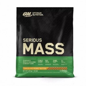 Optimum Nutrition Serious Mass Gainer Chocolate Peanut Butter 5.45 kg (16 Servings) Indonesia | 93612-ERNS