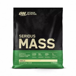 Optimum Nutrition Serious Mass Vanilla 5.45 kg (16 Servings) Indonesia | 90685-DUCQ