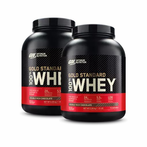 Optimum Nutrition 2x Gold Standard 100% Whey Protein Powder (2.27kg) Indonesia | 75361-ABCR