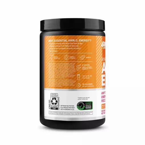 Optimum Nutrition ESSENTIAL AMIN.O. ENERGY® *new* Peach Mango Tango - Notify Me 0.6 lb - Notify me Indonesia | 59164-UGQX