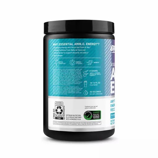 Optimum Nutrition ESSENTIAL AMIN.O. ENERGY® *new* Rainbow Sherbet - Notify Me 0.6 lb - Notify me Indonesia | 34189-MXED