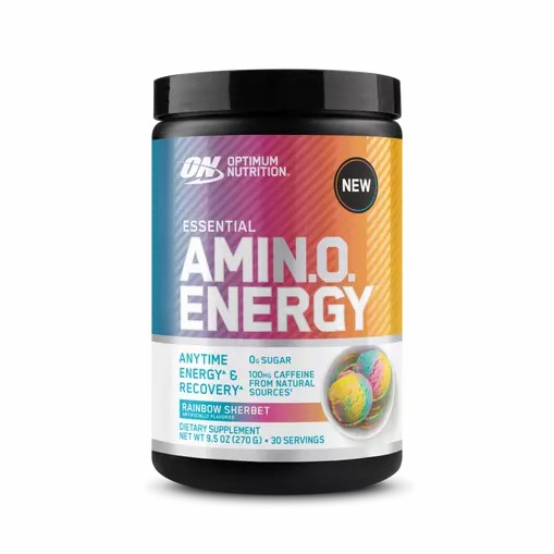 Optimum Nutrition ESSENTIAL AMIN.O. ENERGY® *new* Rainbow Sherbet - Notify Me 0.6 lb - Notify me Indonesia | 34189-MXED