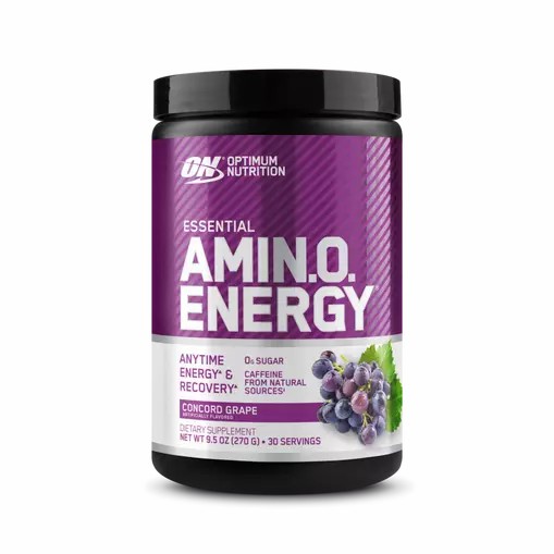 Optimum Nutrition ESSENTIAL AMIN.O. ENERGY® Concord Grape 0.6 lb (30 Servings) Indonesia | 29658-WYUR