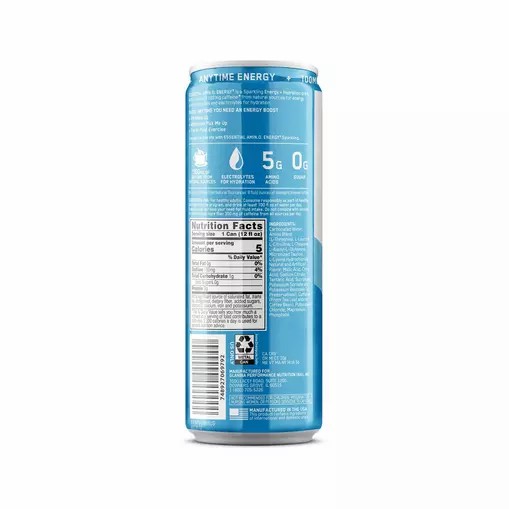 Optimum Nutrition ESSENTIAL AMIN.O. ENERGY+ Electrolytes Sparkling *new* Blue Raspberry Rush 355ml * 12 Cans (12 Servings) Indonesia | 94037-AOUW