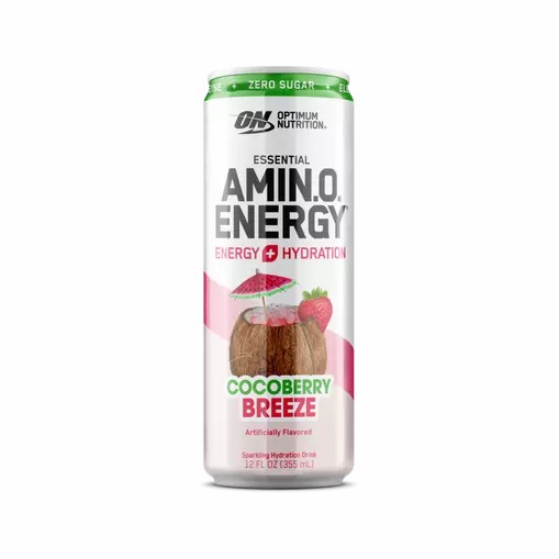 Optimum Nutrition ESSENTIAL AMIN.O. ENERGY+ Electrolytes Sparkling *new* Cocoberry Breeze 355ml * 12 Cans (12 Servings) Indonesia | 05213-ZDIV