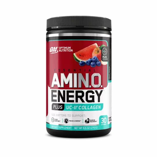 Optimum Nutrition Essential AMIN.O. ENERGY + UC-II Collagen 0.6 lb (30 Servings) Indonesia | 73512-GADU