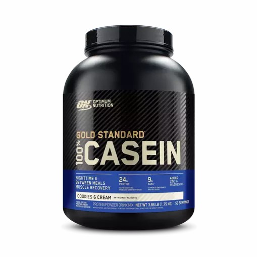 Optimum Nutrition GOLD STANDARD® 100% Casein Cookies & Cream 4 lb (53 Servings) Indonesia | 10964-ERJD