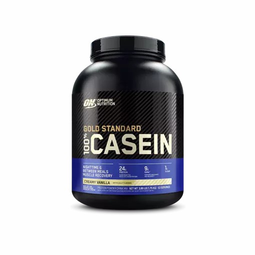 Optimum Nutrition GOLD STANDARD® 100% Casein Creamy Vanilla 4 lb (53 Servings) Indonesia | 83952-OJZX