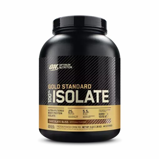 Optimum Nutrition GOLD STANDARD® 100% Isolate Chocolate Bliss 3 lb (44 Servings) Indonesia | 57308-EAJY