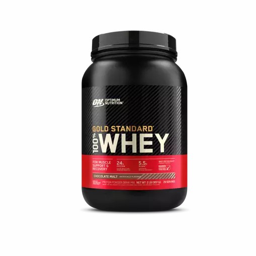 Optimum Nutrition GOLD STANDARD 100% WHEY™ Chocolate Malt 2 lb (29 Servings) Indonesia | 83201-CATW