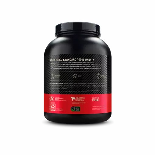 Optimum Nutrition GOLD STANDARD 100% WHEY™ Delicious Strawberry 5 lb (73 Servings) Indonesia | 86520-KYEF