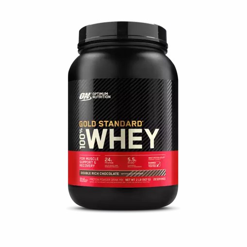 Optimum Nutrition GOLD STANDARD 100% WHEY™ Double Rich Chocolate 2 lb (29 Servings) Indonesia | 46917-EDWH