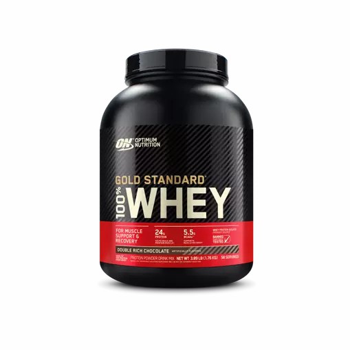 Optimum Nutrition GOLD STANDARD 100% WHEY™ Double Rich Chocolate 4 lb (58 Servings) Indonesia | 61593-EQBI