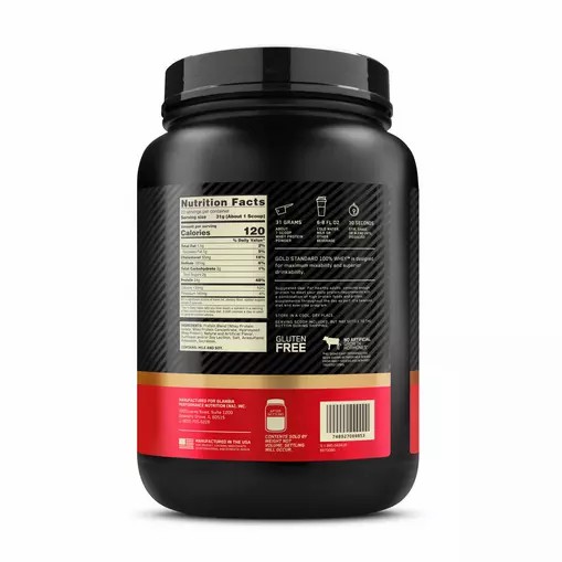 Optimum Nutrition GOLD STANDARD 100% WHEY™ French Vanilla Creme 1.5 lb (22 Servings) Indonesia | 17256-WOYG