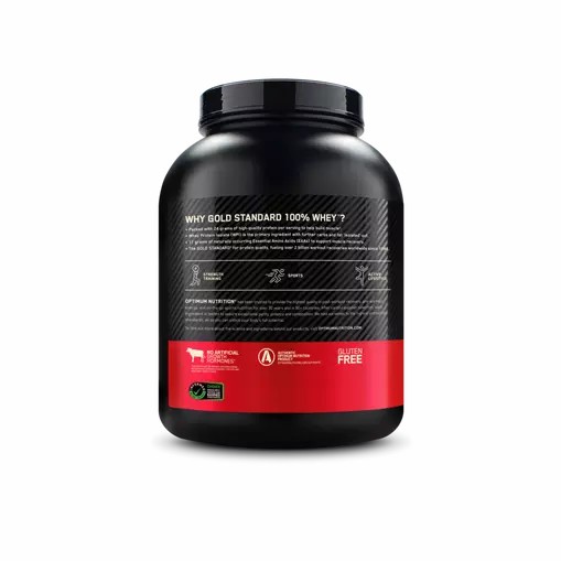 Optimum Nutrition GOLD STANDARD 100% WHEY™ Strawberries & Cream 5 lb (73 Servings) Indonesia | 75914-ECLI