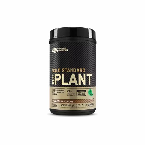 Optimum Nutrition Gold Standard 100% Plant Based Protein Double Rich Chocolate 684 grams (20 Servings) Indonesia | 57263-CODH