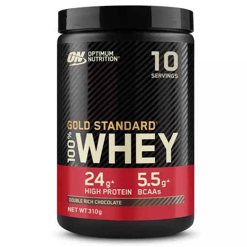 Optimum Nutrition Gold Standard 100% Whey Protein Powder Double Rich Chocolate 310 grams (10 Servings) Indonesia | 67451-AQLW