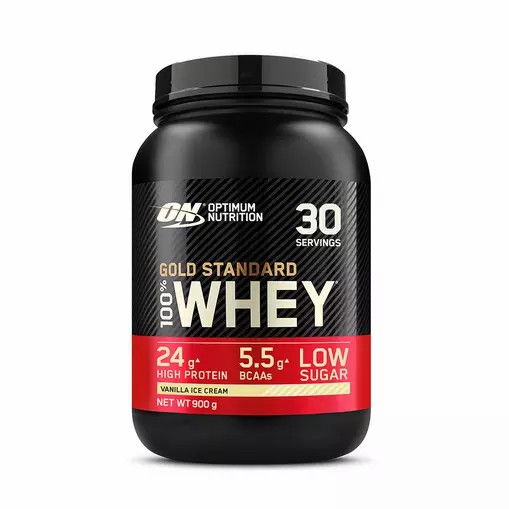 Optimum Nutrition Gold Standard 100% Whey Protein Powder Vanilla Ice Cream 900 grams (30 Servings) Indonesia | 16024-DJTV