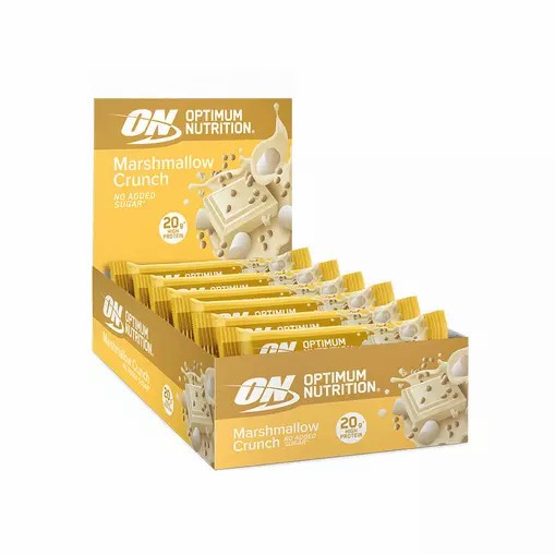 Optimum Nutrition Marshmallow Crunch Protein Bar Elite 650 grams (10 Bars) Indonesia | 93618-VZLU