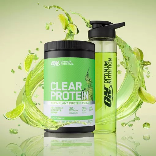 Optimum Nutrition ON Clear Protein 100% Plant Protein Isolate Lime Sorbet 280 grams (10 Servings) Indonesia | 69751-UPGH