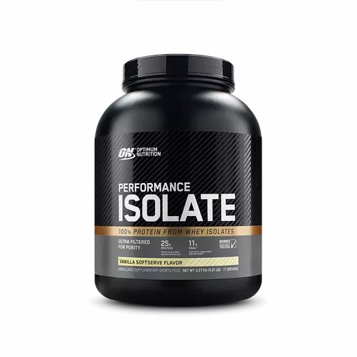 Optimum Nutrition Performance Isolate Vanilla 2.27kg Indonesia | 03798-FWYL